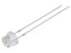 LED bílá teple 4,8mm 1500mcd 100° Čelo: vypouklé 5,5÷20VDC