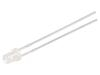 LED bílá 3mm 5000÷8500mcd 30° Čelo: vypouklé 2,8÷3,8VDC 95mW