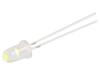LED bílá 5mm 15° Čelo: vypouklé 2,9÷3,4VDC Poč.výv: 2 -30÷85°C