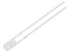 LED žlutá 3mm 2180÷3000mcd 30° Čelo: vypouklé 12VDC Poč.výv: 2