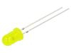 LED žlutá 5mm 1120÷1560mcd 30° Čelo: vypouklé 3÷5VDC -30÷85°C