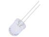 LED oranžová 10mm 5800÷7000mcd 30° Čelo: vypouklé 2,1÷2,6VDC