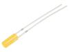 LED oranžová 3mm 150÷220mcd 110° Čelo: plochý 2,1÷2,6VDC 78mW