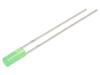 LED zelená 3mm 500÷750mcd 110° Čelo: plochý 2,9÷3,4VDC 102mW
