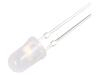 LED červená 5mm 4800÷6600mcd 30° Čelo: vypouklé 2,1÷2,6VDC