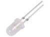 LED oranžová 5mm 6600÷8000mcd 30° Čelo: vypouklé 2,1÷2,6VDC