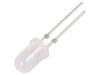 LED žlutá 5mm 4800÷6600mcd 30° Čelo: vypouklé 2,1÷2,6VDC 78mW