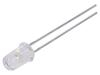 LED červená 5mm 780÷1300mcd 30° Čelo: vypouklé 1,6÷2,6VDC