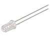 LED zelená 5mm 14000÷23000mcd 30° Čelo: vypouklé 2,6÷3,6VDC