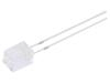 LED oranžová obdélníkový 5x5x7mm 500÷750mcd 140° Čelo: plochý