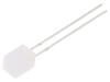 LED červeno/modrá obdélníkový 5x5x7mm bipolární,dvoubarevná