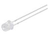 LED červená 5mm 500÷750mcd 140° Čelo: plochý Poč.výv: 2 78mW
