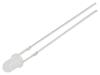 LED 3mm zelená 4200mcd 30° Čelo: vypouklé 2,7÷3,4V Poč.výv: 2