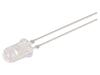 LED oranžová 5mm 3000÷4200mcd 60° Čelo: vypouklé 2,1÷2,6VDC