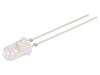 LED modrá 5mm 3000÷4200mcd 60° Čelo: vypouklé 2,9÷3,4VDC