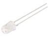 LED modrá 5,1mm 4200÷5800mcd 30° Čelo: vypouklé 2,9÷3,4VDC