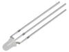 LED žlutá/modrá 3mm 30° Čelo: vypouklé 1,9÷2,4/2,7÷3,2VDC