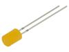 LED oranžová 5mm 150mcd 140° Čelo: plochý 2,1÷2,6VDC -30÷85°C