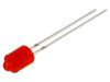 LED červená 3mm 45mcd 60° Čelo: plochý Poč.výv: 2 -30÷85°C