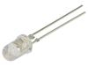 LED jantarová 5mm 60000mcd 30° Čelo: vypouklé 2,3÷2,8VDC