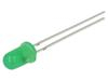 LED zelená 5mm 150mcd 60° Čelo: vypouklé Poč.výv: 2 -30÷85°C