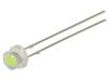 LED modrá (ice blue) 4,8mm 140° Čelo: vypouklé 11,5÷12VDC