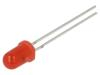 LED červená 5mm 45mcd 60° Čelo: vypouklé Poč.výv: 2 -30÷85°C