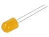 LED oranžová 8mm 220÷330mcd 30° Čelo: vypouklé 2,1÷2,6VDC