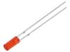 LED červená 3mm 150÷220mcd 110° Čelo: plochý 2,1÷2,6VDC 78mW