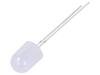 LED bílá studená 8mm 1120÷1560mcd 30° Čelo: vypouklé -30÷85°C