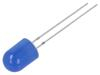 LED modrá 8mm 330÷500mcd 30° Čelo: vypouklé 2,9÷3,4VDC 102mW