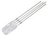 LED RGB 5mm 120° Čelo: vyduté -30÷85°C Verze: tříbarevná