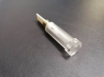 Kontrolka 230V ISZ s doutnavkou,bílá do otvoru 12mm