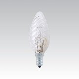 CLASSIC ES 18W B35 230-240V E14 TWISTED CLEAR