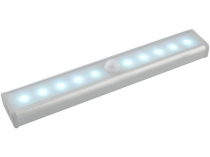 LED osvětlení s PIR čidlem, napájení 4xAAA /osvětlení do skříně/