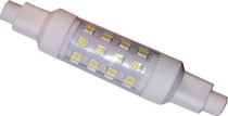 LED žárovka R7s 5W, 78mm, teplá bílá, 32LED
