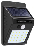 Solární svítidlo LED-20x s PIR čidlem nástěnné /Solární světlo/