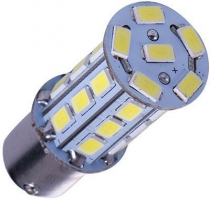 Žárovka LED Ba15S 12V/5W bílá, 27xSMD5730