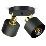 Stropní svítidlo bodová lampa, pro 2 žárovky E27