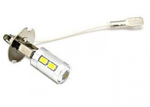 Žárovka LED H3 12V/5W, bílá, 8x SMD5630+3W