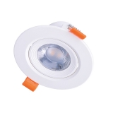 LED podhledové světlo bodové, 5W, 400lm, 3000K, kulaté, 38°, bílé