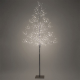  LED venkovní stromek, 150cm, 360 LED, teplé bílé světlo, hnědá barva