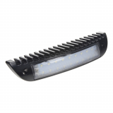 LED světlo nástěnné, 10-30V, 18x1W, R10, černé, 231x46x54mm