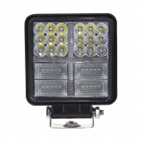 LED světlo hranaté, bílá + oranžová, 38x3W, ECE R10