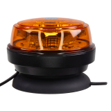 LED maják, 12-24V, 12x1W oranžový, magnet, ECE R65