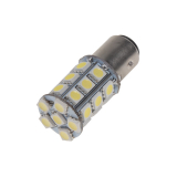 LED žárovka 12V s paticí BAY 15d(dvouvlákno) bílá 27LED/3SMD