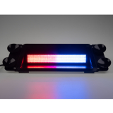 PREDATOR LED vnitřní, 24x LED 1,5W, 12/24V, červeno-modrý, ECE R65