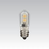 LED žárovka T18 24V 0.5W E14 BÍLÁ