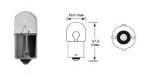 Lucas žárovka R5W 12V BA15S 