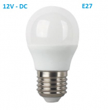 SMD LED žárovka Ball P45 5W/12V-DC/ E27 /6000K/470Lm/180°